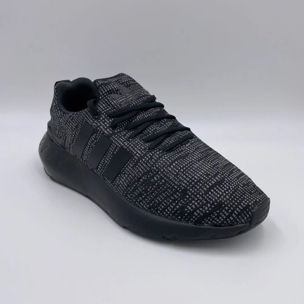 adidas Swift Run 22 Black / Grey Womens Shoes - Picture 7 of 8